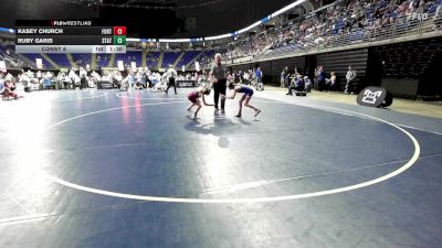 68 lbs Consy 6 - Kasey Church, Fort LeBoeuf vs Ruby Garis, State College