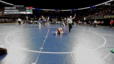 90 lbs Consy 3 - Connor Howe, Scranton vs Weston Johnson, Union City