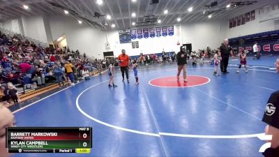 67 lbs Cons. Round 2 - Barrett Markowski, Eastside United vs Kylan Campbell, Windy City Wrestlers