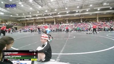 76 lbs Cons. Round 3 - Sophia Ontiveros, Alpha Academy vs Hudson Haney, WTC