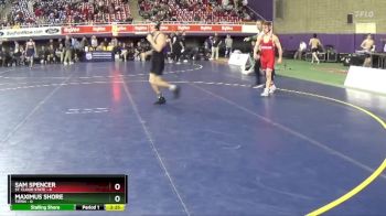 133 lbs Quarters & 1st Wb (16 Team) - Sam Spencer, St. Cloud State vs Maximus Shore, Tiffin