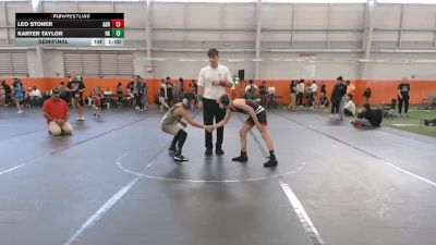 95 lbs Semifinal - Karter Taylor, Rising Kingz vs Leo Stoner, Abreißen