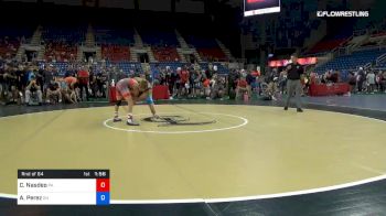 100 lbs Rnd Of 64 - Cael Nasdeo, Pennsylvania vs Anthony Perez, Ohio