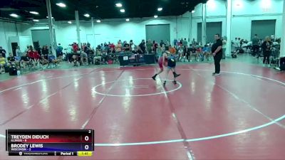 87 lbs Round 1 (8 Team) - Treyden Diduch, Illinois vs Brodey Lewis, Wisconsin