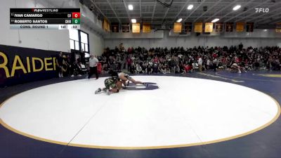 165 lbs Cons. Round 1 - Roberto Santos, Chino Hills vs Ivan Camargo, Coachella Valley