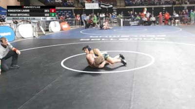 D 2 138 lbs Cons. Round 2 - Ryan Mitchell, Kenner Discovery Health Science vs Kingston Labbe, St. Michael The Archangel