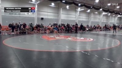 145 lbs Cons. Round 2 - Tyeisha Takamori, Providence vs McKenna Haltom, Baker