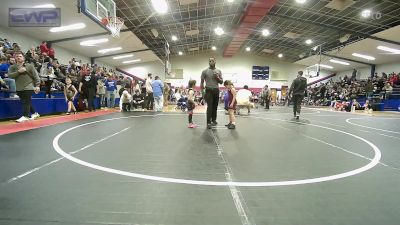 48-50 lbs Rr Rnd 2 - Raegan Reese, Keystone Wrestling Club vs Savannah Varnell, Claremore Wrestling Club