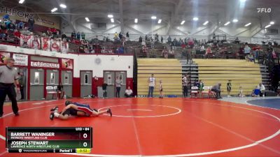 84 lbs Quarterfinal - Joseph Stewart, Lawrence North Wrestling Club vs Barrett Waninger, Patriots Wrestling Club