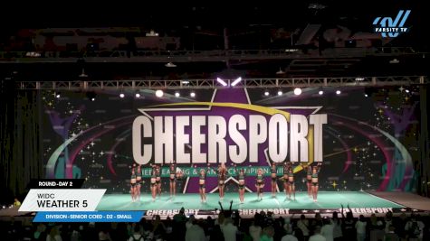 WIDC - WEATHER 5 [2025 L5 Senior Coed - D2 - Small Day 2] 2025 CHEERSPORT National All Star Cheerleading Championship
