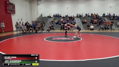 175 lbs Round 5 - Kyler Crow, Mediapolis vs Joey Glendening, Burlington Notre Dame