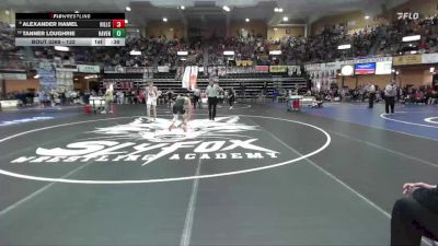 132 lbs 5th Place Match - Tanner Loughrie, Haven Hs vs Alexander Hamel, Hill City Hs