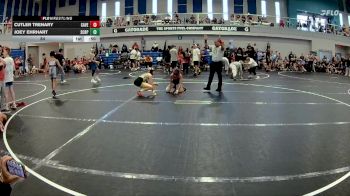 84 lbs Round 3 (6 Team) - Joey Ehrhart, Florida Scorpions vs Cutler Trenary, Caveman