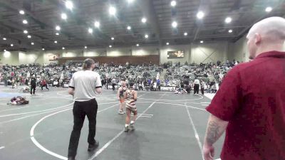 87 lbs Rr Rnd 2 - Nolan Hunt, Team Coalinga vs Ezekiel Ortegon, Cougar Wrestling Club