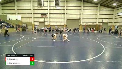 102 lbs Cons. Round 2 - Kapono Starwood, Gold Rush Wrestling vs Cael Staggs, Nevada Elite Wrestling