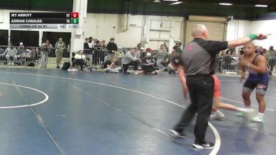 132 lbs Consi Of 64 #1 - Jet Abbott, UT vs Adrian Canales, VA