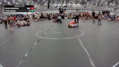84 lbs Round 4 (8 Team) - Tyler Gieger, The Outsiders vs Chase Simonton, Barn Brothers WC