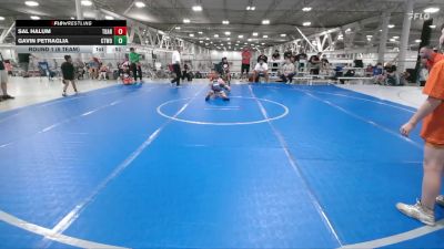72 lbs Round 1 (6 Team) - Gavin Petraglia, CTWHALE ORCA vs Sal Halum, Team Barracuda