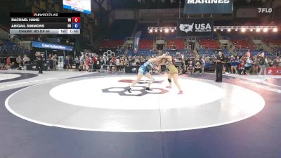 140 lbs Champ. Rd Of 64 - Rachael Hang, WI vs Abigail Simmons, OH