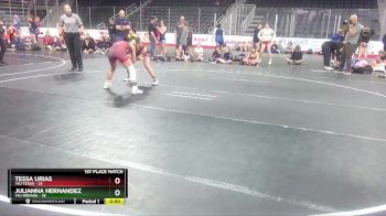 G-110 lbs Finals (2 Team) - Julianna Hernandez, 14U Indiana vs Tessa Urias, 14U Texas