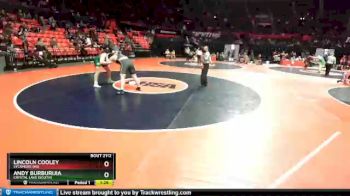 2 lbs Champ. Round 1 - Lincoln Cooley, Sycamore (hs) vs Andy Burburijia, Crystal Lake (South)