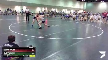 132 lbs Round 2 (6 Team) - Cadyn Wild, Iowa Black vs Aidan Baum, New England Gold - AS