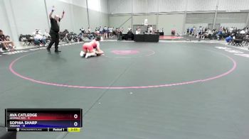 190 lbs Semis & 1st Wrestleback (8 Team) - Ava Catledge, Georgia Red vs Sophia Sharp, Virginia