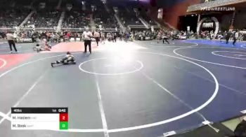 46 lbs Round Of 16 - Mason Haslem, Uintah Wrestling vs Melissa Book, Chatfield WC