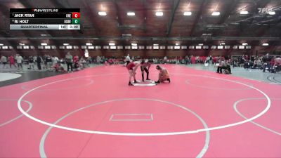 184 lbs Quarterfinal - Jack Ryan, Oneonta State vs Rj Holt, Oswego State