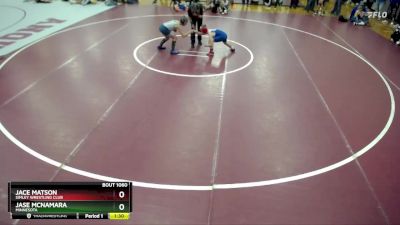 84 lbs Cons. Semi - Jase McNamara, Minnesota vs Jace Matson, Simley Wrestling Club