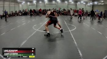 120 lbs Round 6 (8 Team) - Aaden Schiefer, Central York Wrestling Club vs Jake Schiavone, Mat Assassins Red