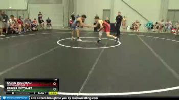 132 lbs Quarters & 1st Wb (16 Team) - Kaden DeCoteau, North Dakota Blue vs Parker Witcraft, Oklahoma Red