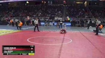 I-126 lbs Champ. Round 2 - Cal Russo, Spencerport vs Ayden Robles, Shenendehowa