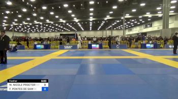 MIKAYLA NICOLE PROCTOR vs FERNANDA PONTES DE SAM 2023 IBJJF Jiu-Jitsu CON International