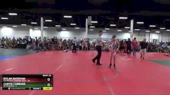 84 lbs Round 6 (8 Team) - Dylan Bateman, U2 Upstate Uprising Gold vs Curtis Cubbage, 84 Athletes