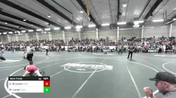 100 lbs Semifinal - Darren Brunson, Ignacio Wrestling Club vs Marrius Laner, Southwest Hammers