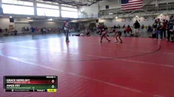 58 lbs Round 3 (4 Team) - Grace Nedelsky, Indiana INFERNO GOLD vs Piper Fry, Michigan Revolution Blue