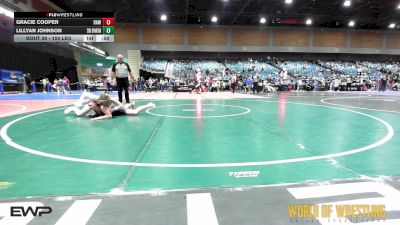 150 lbs Consi Of 8 #1 - Gracie Cooper, Raw Wrestling Club vs Lillyan Johnson, 208 Spartans