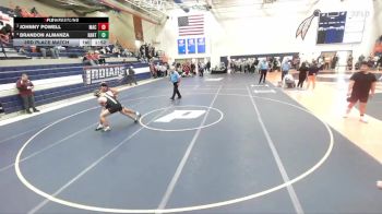 165 lbs 3rd Place Match - Brandon Almanza, Rantoul vs Johnny Powell, Macomb