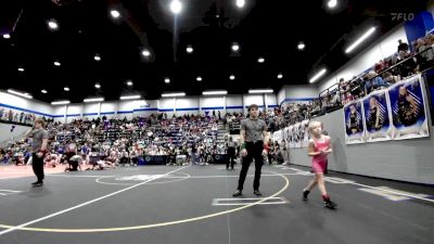 58 lbs Rr Rnd 2 - Piper Boren, Choctaw Ironman Youth Wrestling vs Shyann Taylor, El Reno Wrestling Club