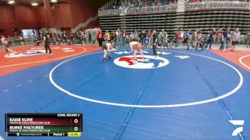 110 lbs Cons. Round 2 - Burke Malyurek, Touch Of Gold Wrestling Club vs Kaige Kline, Touch Of Gold Wrestling Club