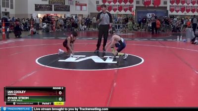 70 lbs Round 2 - Ryker Strom, St. Croix Falls vs Ian Cooley, Willmar