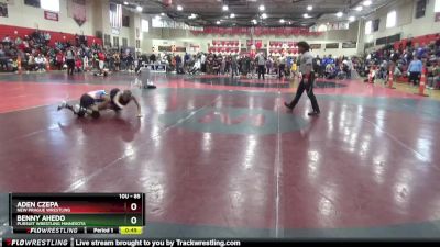 85 lbs Semifinal - Aden Czepa, New Prague Wrestling vs Benny Ahedo, Pursuit Wrestling Minnesota