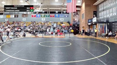 125 lbs Quarterfinal - Christian Luker, Mount Olive vs Brett Balzan, Belmont Abbey