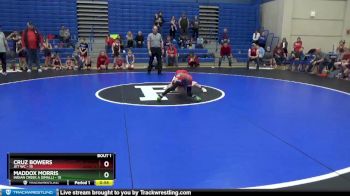 73 lbs Round 1 (4 Team) - Maddox Morris, Indian Creek A (small) vs Cruz Bowers, Jet WC