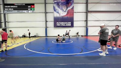 100 lbs Rr Rnd 2 - Caleb Orejola, Estebuilt WC vs Max Milia, Grit Mat Club Blue