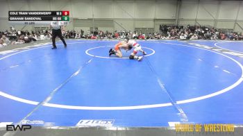 80 lbs 3rd Place - Cole Train Vanderwerff, WI Dual Team 14U vs Graham Sandoval, OK Elite 14U Black