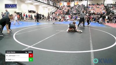 140 lbs Consolation - Weston Johnson, Hilldale Youth Wrestling Club vs Shane Hall, Self