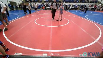 88 lbs Consolation - Jayde Lynch, Warner Eagles Youth Wrestling vs Payton Forbes, Vinita Kids Wrestling