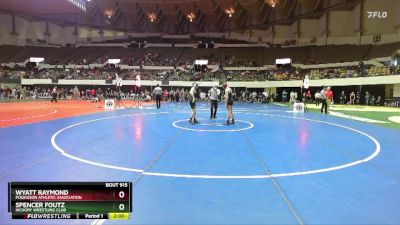 National 6-8 105 Champ. Round 1 - Wyatt Raymond, Poquoson Athletic Association vs Spencer Foutz, Hickory Wrestling Club